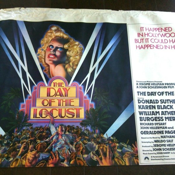 Vintage Movie Poster The Day of the Locust 1975 Original Film Donald Sutherland - Picture 6 of 16